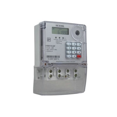 230V 5(80)A 50Hz 1P2W Residential Single Phase Prepaid Electricity Meter with RS485