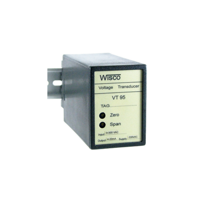 Wisco VT95 300 VAC 4-20 mA 1 Channel Wall or DIN rail Voltage Transducer